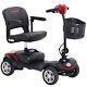 4 Wheels Mobility Scooter Electric Wheel Chair Device Compact For Travel W3431