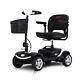 4 Wheels Mobility Scooter Power 300 Lbs Wheel Chair Electric Device Compact 300w