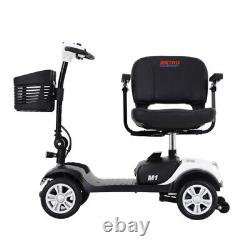 4 Wheels Mobility Scooter Power 300 lbs Wheel Chair Electric Device Compact 300W