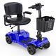 4 Wheels Mobility Scooter Power Foldingtravel Wheelchair Scooter With Swivel Seats