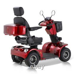 4 Wheels Mobility Scooter Power Travel Wheel Chair 500W 48V 20AH Battery Motor