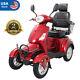 4 Wheels Mobility Scooter Power Travel Wheel Chair 600w 60v 20ah Battery Motor