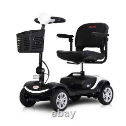 4 Wheels Mobility Scooter Power Travel Wheel Chair Electric Device Compact 300lb