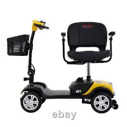 4 Wheels Mobility Scooter Power Wheel Chair Electric Device Compact 300 lbs 300W