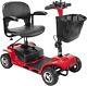 4 Wheels Mobility Scooter Power Wheel Chair Electric Device Compact Travel Home