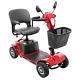 4 Wheels Mobility Scooter Power Wheel Chair Electric Device Compact Updates New