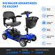 4 Wheels Mobility Scooter Power Wheel Chair Electric Device Compact For Senior
