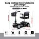 4 Wheels Mobility Scooter Power Wheel Chair Electric Device Compact For Travel