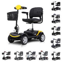 4 Wheels Mobility Scooter Power Wheelchair Electric Scooters 300W Home Travel