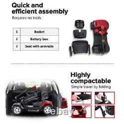 4 Wheels Mobility Scooter Power Wheelchair Electric Scooters 300W Home Travel