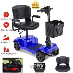 4 Wheels Mobility Scooter Power Wheelchair Folding Electric Scooters