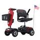 4-wheels Mobility Scooter Power Wheelchair Folding Electric Scooters Home Travel
