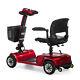 4 Wheels Mobility Scooter Power Wheelchair Folding Electric Scooters Travel 5l0l