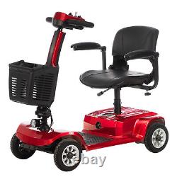 4 Wheels Mobility Scooter Power Wheelchair Folding Electric Scooters Travel ks7J