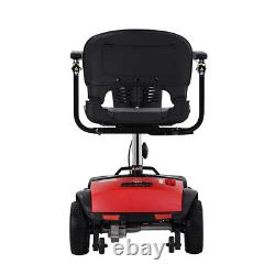 4 Wheels Mobility Scooters Folding Wheelchair Electric Device Compact for Travel