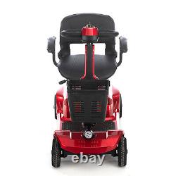4 Wheels Portable Folding Electric Travel Scooter Power Wheelchair ScootergH