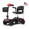 4-wheel Electric Wheelchair Powered Mobility Scooter For Adults Compact Lifetime