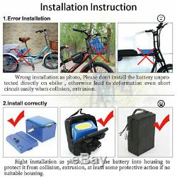 48V 25AH Ebike Lithium Battery for 1500W 1800W Electric Scooter Wheelchair Bike