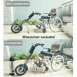 48V/350W 10Ah Attachable Electric Handcycle Scooter for Wheelchair Motor Driving