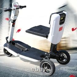 48V Electric 3 Wheel Folding Mobility Scooter 3 Speeds E-Scooter Wheelchair 350W