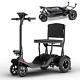 4wheel Foldable Electric Scooter With Wheelchair For Seniors 3-speed Load 265lbs