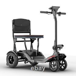 4Wheel Foldable Electric Scooter With Wheelchair for Seniors 3-Speed Load 265Lbs