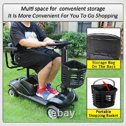 4Wheels Elderly Seniors Electric Mobility Scooter Powered Wheelchair B USA