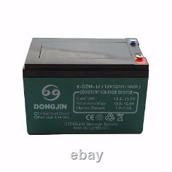 4x 12V 12Ah 6-DZM-12 Battery 48V Charger for Scooter Electric Bicycle Wheelchair