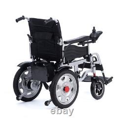 500W Dual Motor Folding Electric Wheelchair Motorized Wheelchair Support 330lbs