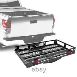 500lbs Folding Wheelchair Hitch Carrier Mobility Electric Scooter Loading Ramp