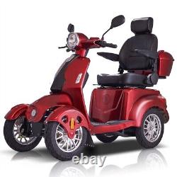60V 600W 4 Wheels Electric Mobility Scooter Heavy Duty Travel Power Wheel Chairs