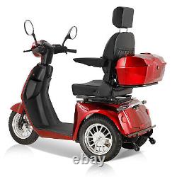 800W 3 Wheels Mobility Scooter 60V 20AH Battery Motor Wheelchair for Senior