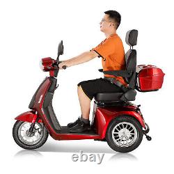 800W 3 Wheels Mobility Scooter 60V 20AH Battery Motor Wheelchair for Senior