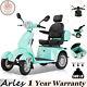 800w 4 Wheel Mobility Scooters 500lbs Reclinable Chair All Terrain Senior Adults