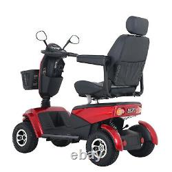 Adult 4 Wheels Electric Mobility Scooter Motorized Wheelchair for Outdoor Travel