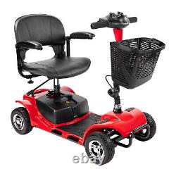 Adult 4Wheels Travel Mobility Scooter Power Wheel Chair Electric Device Compact