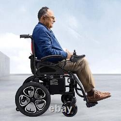 All Terrain Electric Wheelchair Heavy Duty 500W Foldable Electric Wheelchairs US