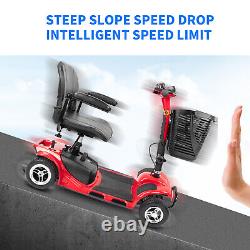 Big 4 Wheels Mobility Scooter Power Folding Travel Electric Wheelchairs Scooter