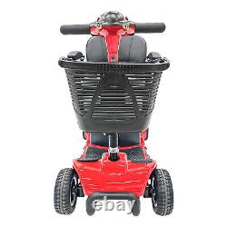 Compact Duty 4Wheel Electric Mobility Scooter Portable Powered Mobile Wheelchair