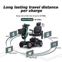 Compact Elderly Electric Mobility Scooter Outdoor Power Wheelchair