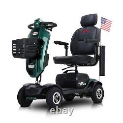 Compact Elderly Electric Mobility Scooter Outdoor Power Wheelchair