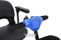 Compact Mobility Scooter, Power Wheel Chair Electric Device Elderly, Frosted Blue