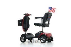 Compact Mobility Scooter with Windshield LED Light Electric Travel Wheel Chair