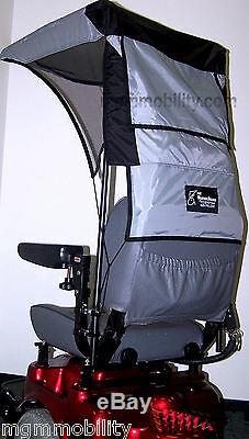 Diestco Electric Wheelchair or Scooter Sun Protection with Ventilation Canopies