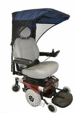 Diestco Electric Wheelchair or Scooter Sun Protection with Ventilation Canopies