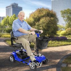 Elderly, Adult Electric Scooter 4 Wheels Mobile Powered Wheelchair For Travel
