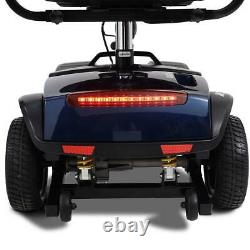 Elderly Scooter Four Wheel Folding Electric Car Wheelchair Small Car Battery Out