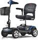 Electric Mobility Scooter Power 4 Wheel Chair Electric Device Compact For Travel
