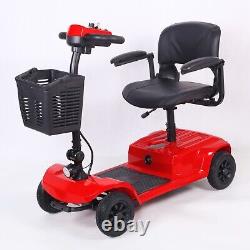 Electric Mobility Scooter Powered Wheelchair Device 180W 24V12AH Range 12.5 MI