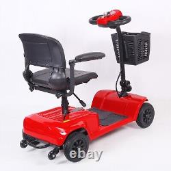 Electric Mobility Scooter Powered Wheelchair Device 180W 24V12AH Range 12.5 MI